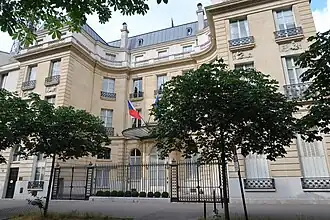 Vue de la mission diplomatique