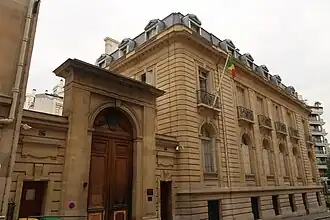 Vue de la mission diplomatique