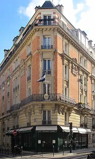Vue de la mission diplomatique