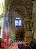Croisillon sud, vue dans la chapelle.