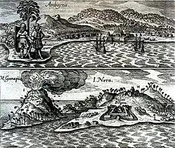 Fort Belgica aux îles Banda.