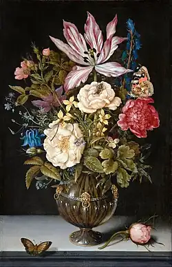 Nature morte aux fleurs, première moitié du XVIIe siècle, musée Hallwyl, Stockholm
