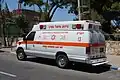 Ambulance à Jérusalem