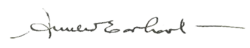 signature d'Amelia Earhart