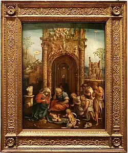 Adoration des pasteurs, env.1530, Galerie des Offices, Florence