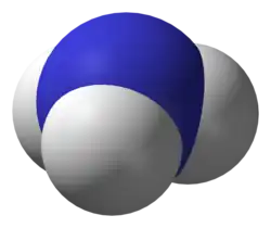 Ammoniac NH3.