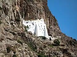 Le monastère de la Chozoviótissa.