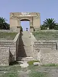 L'accès à l'arène, restauré.