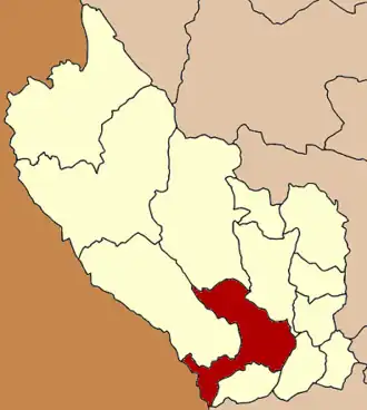 Localisation de Mueang Kanchanaburi