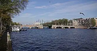 Vue du Nieuwe Amstelbrug'