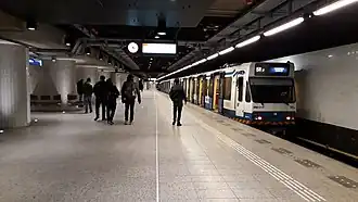 Vue de la station Centraal Station