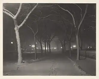 An icy night, 1898.