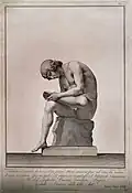 Athlète au pied blessé