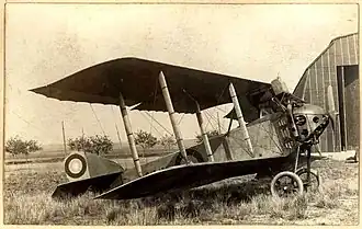 Vue de l'avion.
