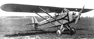 Vue de l'avion.