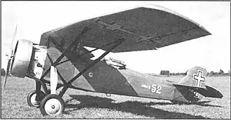 Vue de l'avion.