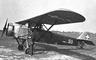 Vue de l'avion.