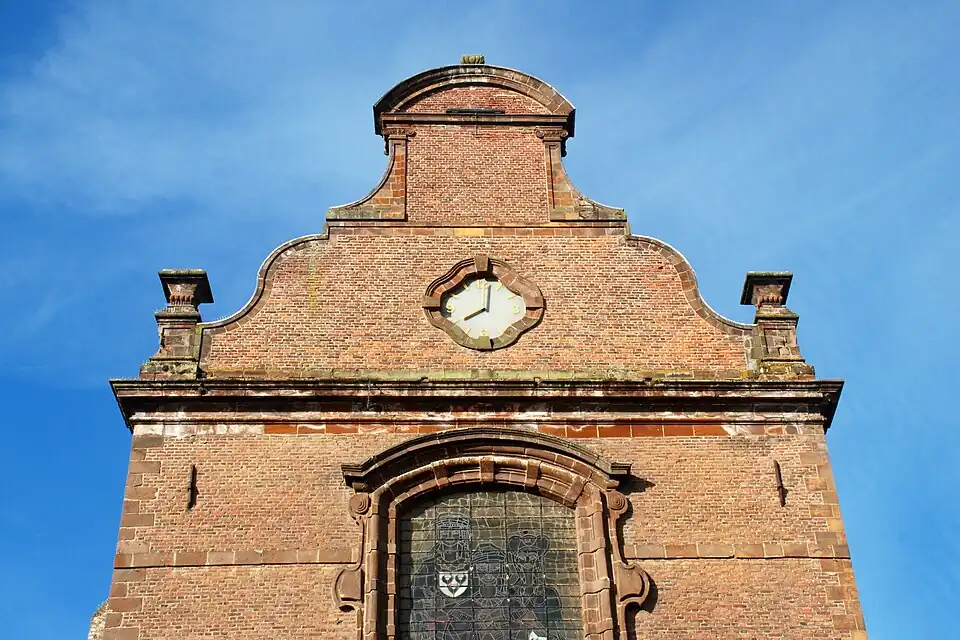 Le pignon baroque.