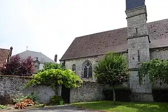 Ancien presbytère de l'église Saint-Lubin ayant abrité l'atelier de Jean Feugereux.