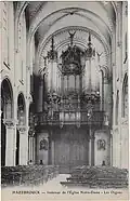 Le buffet d'orgue (détruit)