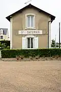 La gare de l'ancienne ligne de Laval à Pouancé.