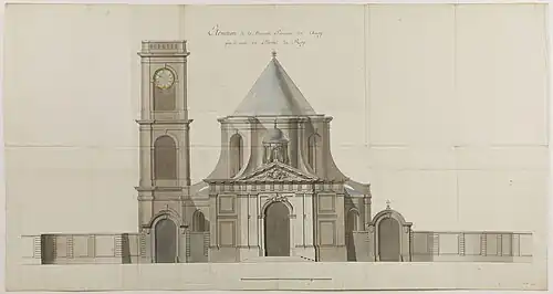 Projet de l'église de Choisy-le-Roi.