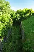 Tranchée désaffectée à Châteauneuf-sur-Charente