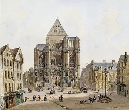 Ancienne façade du XVIe&nbsp;siècle.