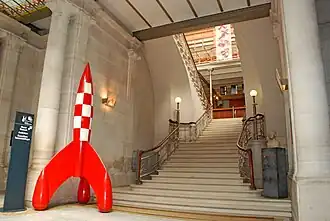 L'escalier de l'entrée.