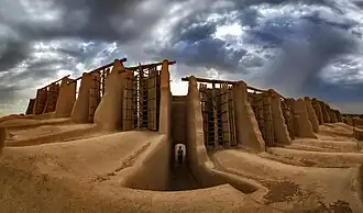 Complexe des moulins à vent de Nashtifan&nbsp;(en). Iran, juillet 2021.