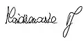 Signature de Andżelika Możdżanowska