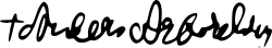 Signature de Anders Arborelius