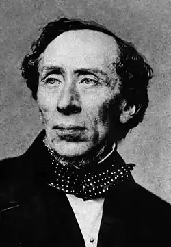 Hans Christian Andersen, écrivain danois.