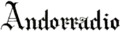 Logo d'Andorradio utilisé de 1958 à 1961
