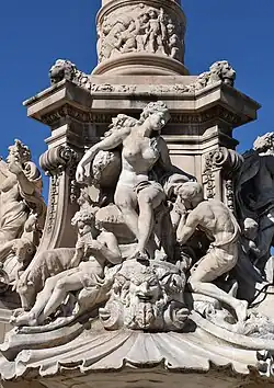 La Source, fontaine Cantini (1911), Marseille, place Castellane.