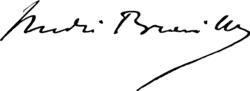 signature d'André Brouillet
