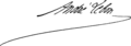 Signature de André Lebon
