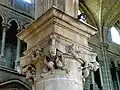 Collatéral, chapiteau du 3e&nbsp;pilier Renaissance.
