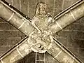 Clé de voûte de la 4e&nbsp;travée - st Jean Baptiste.