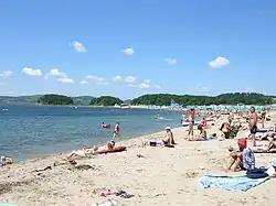 Plage en août 2005.