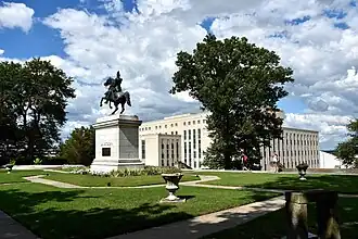Statue équestre d'Andrew Jackson.