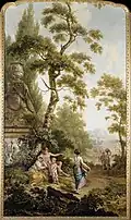 Paysage arcadien.