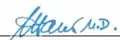 Signature de Andy Harris