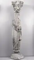 Sainte Anne jouant de la harpe