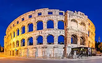 Arènes de Pula.