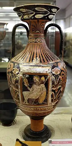 Amphore du IVe&nbsp;siècle&nbsp;av. J.-C. - tombe 1 Altamura (Via Reno).