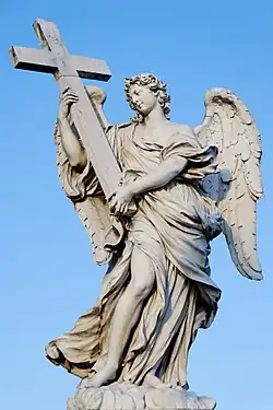 Ange portant la croix, pont Saint-Ange, Rome