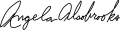 Signature de Angela Alsobrooks