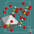 Structure de l'anhydrite