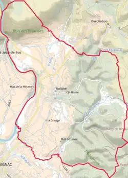 Carte topographique
